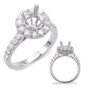 White Gold Engagement Ring White Gold Engagement Ring