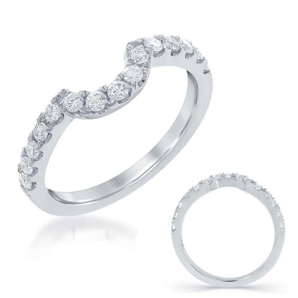 White Gold Wedding Band
