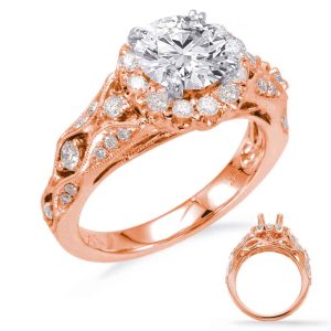 Rose Gold Engagement Ring Rose Gold Engagement Ring