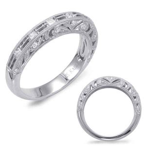 White Gold Wedding Band