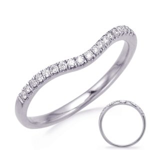 White Gold Wedding Band White Gold Wedding Band