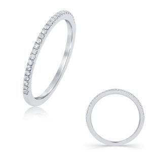 White Gold Matching Band White Gold Matching Band