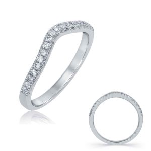 White Gold Wedding Band White Gold Wedding Band