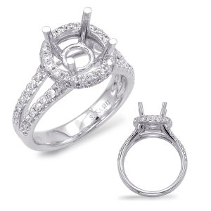 White Gold Engagement Ring White Gold Engagement Ring