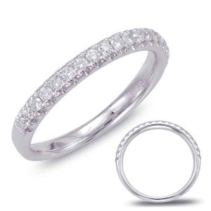 White Gold Wedding Band