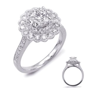 White Gold Engagement Ring
