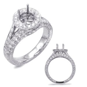 White Gold Engagement Ring White Gold Engagement Ring