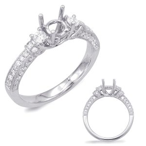 White Gold Engagement Ring White Gold Engagement Ring