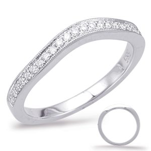 White Gold Matching Band