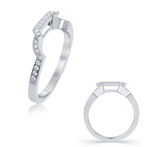White Gold Matching Band