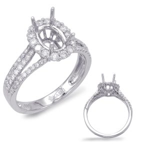 White Gold Engagement Ring White Gold Engagement Ring