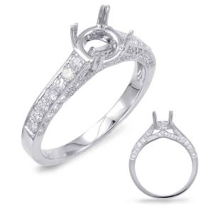 White Gold Engagement Ring White Gold Engagement Ring