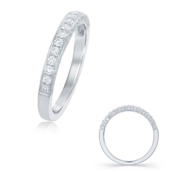 White Gold Wedding Band