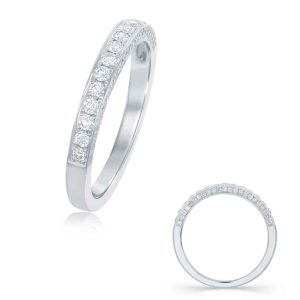 White Gold Wedding Band White Gold Wedding Band