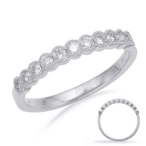 White Gold Wedding Band