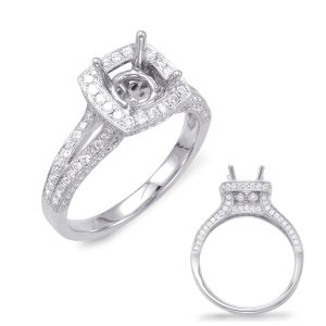 White Gold Engagement Ring White Gold Engagement Ring