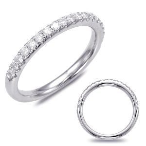 White Gold Wedding Band
