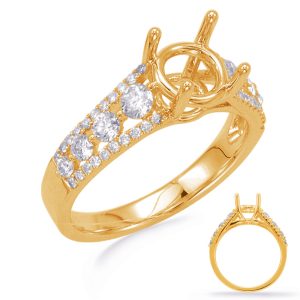 Yellow Gold Engagement Ring Yellow Gold Engagement Ring