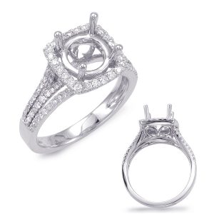 White Gold Engagement Ring