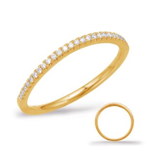 Yellow Gold Curve Matching Band
