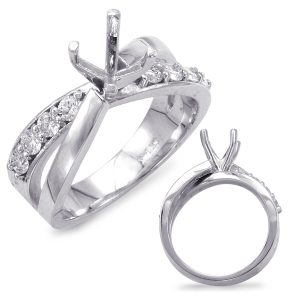 White Gold Engagement Ring White Gold Engagement Ring