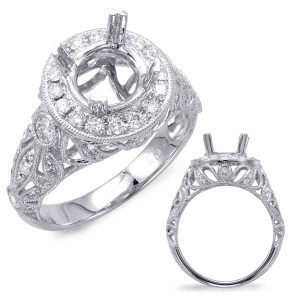 White Gold Engagement Ring White Gold Engagement Ring