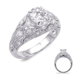 White Gold Engagement Ring White Gold Engagement Ring