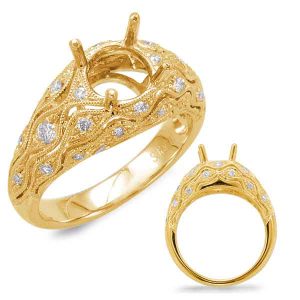 Yellow Gold Engagement Ring Yellow Gold Engagement Ring