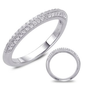 White Gold Wedding Band