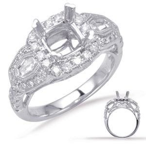 White Gold Engagement Ring