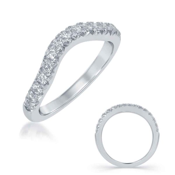 White Gold Wedding Band