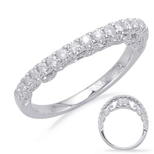 White Gold Matching Band
