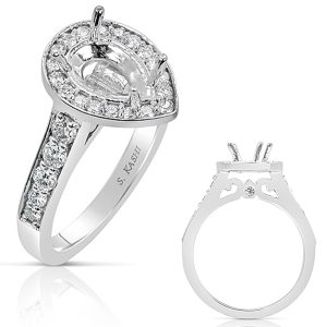 White Gold Engagement Ring