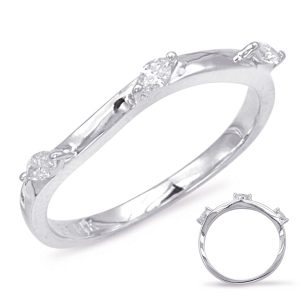 White Gold Matching Band