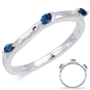 White Gold Sapphire Engagement Ring