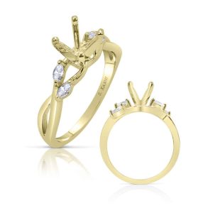 Yellow Gold Engagement Ring Yellow Gold Engagement Ring
