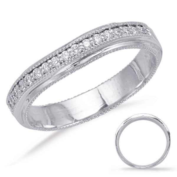 White Gold Matching Band