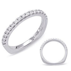 White Gold Wedding Band White Gold Wedding Band
