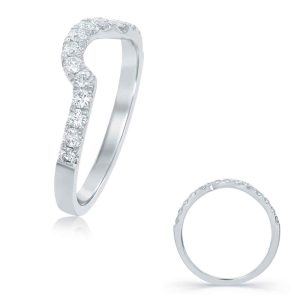White Gold Wedding Band