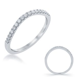 White Gold Wedding Band
