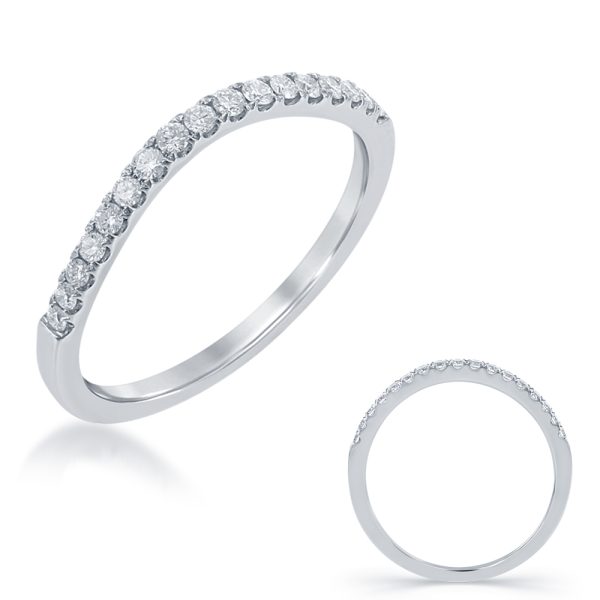 White Gold Wedding Band