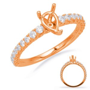 Rose Gold Engagement Ring Rose Gold Engagement Ring