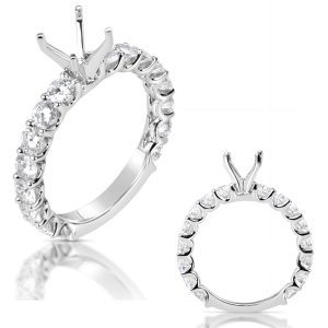 White Gold Engagement Ring White Gold Engagement Ring