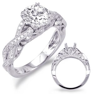 White Gold Engagement Ring White Gold Engagement Ring
