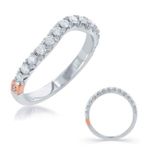 White Gold Matching Band