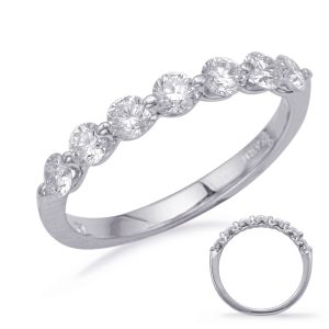 White Gold Wedding Band White Gold Wedding Band