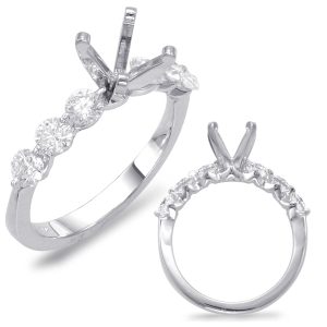 White Gold Engagement Ring White Gold Engagement Ring