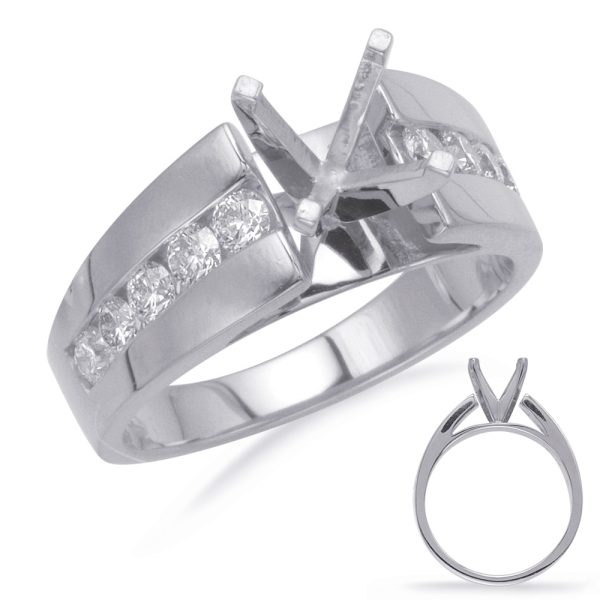 White Gold Engagement Ring