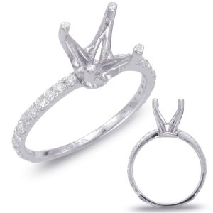 White Gold Engagement Ring White Gold Engagement Ring