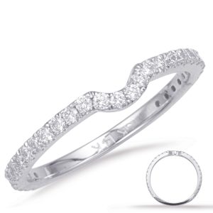 White Gold Matching Band